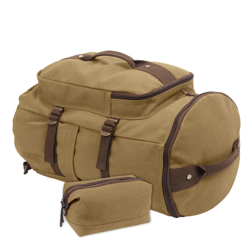 Light Travel Pack - Convertible Backpack / Duffle bag and ravel Kit